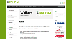 Desktop Screenshot of knopert.nl
