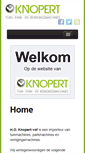 Mobile Screenshot of knopert.nl