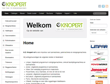 Tablet Screenshot of knopert.nl